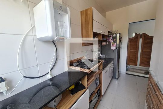 Cozinha de apartamento à venda com 2 quartos, 50m² em Parque Centenário, Jundiaí