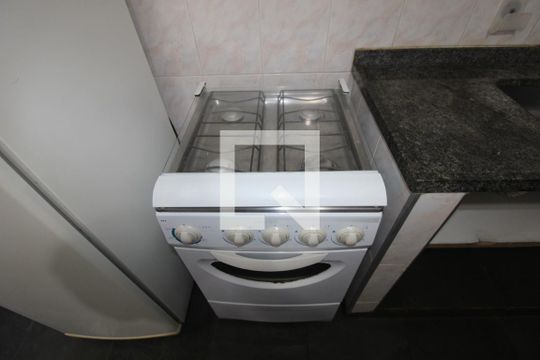 Cozinha de kitnet/studio para alugar com 1 quarto, 30m² em Jardim Santa Genebra Ii (barao Geraldo), Campinas