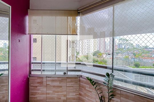Varanda da Sala de apartamento à venda com 2 quartos, 50m² em Vila Bertioga, São Paulo