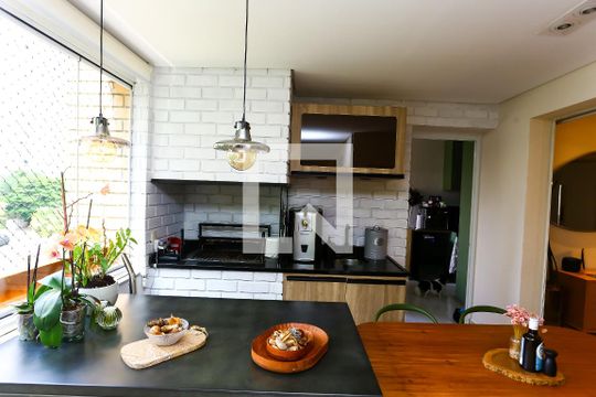 Varanda de apartamento à venda com 3 quartos, 163m² em Vila Andrade, São Paulo