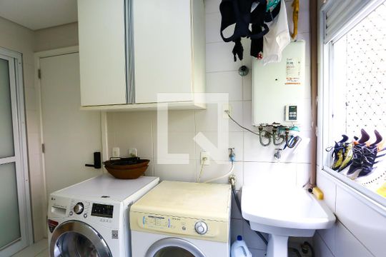 Área de Serviço de apartamento à venda com 3 quartos, 163m² em Vila Andrade, São Paulo
