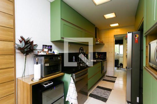 cozinha de apartamento à venda com 3 quartos, 163m² em Vila Andrade, São Paulo