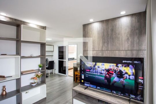 Sala de TV de apartamento à venda com 3 quartos, 156m² em Centro, Diadema