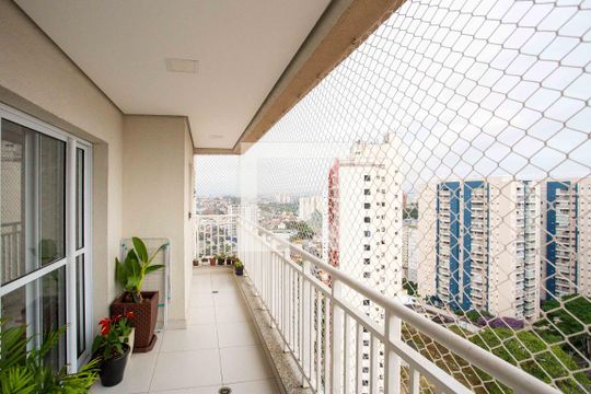 Varanda da Sala de apartamento à venda com 3 quartos, 156m² em Centro, Diadema