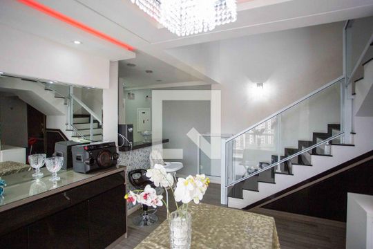 Sala  de apartamento à venda com 3 quartos, 156m² em Centro, Diadema