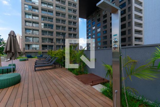 Área comum - Piscina de kitnet/studio para alugar com 1 quarto, 20m² em Vila Gomes Cardim, São Paulo