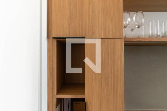 Cozinha de kitnet/studio para alugar com 1 quarto, 20m² em Vila Gomes Cardim, São Paulo