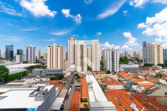 Vista da Varanda de kitnet/studio para alugar com 1 quarto, 20m² em Vila Gomes Cardim, São Paulo
