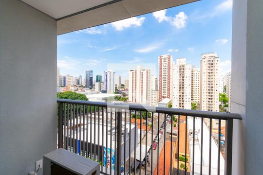 Varanda de kitnet/studio para alugar com 1 quarto, 20m² em Vila Gomes Cardim, São Paulo
