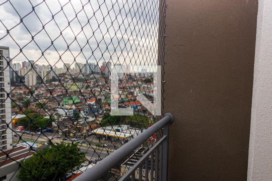 Varanda da Sala de apartamento para alugar com 2 quartos, 40m² em Jardim Prudência, São Paulo