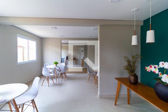 Área comum - Salão de festas de apartamento para alugar com 2 quartos, 35m² em Vila Graciosa, São Paulo