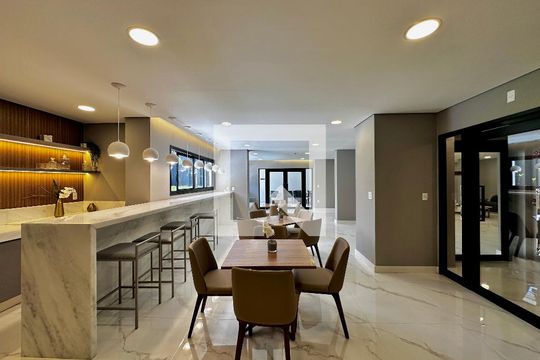 Área comum de kitnet/studio para alugar com 0 quarto, 25m² em Santo Amaro, São Paulo