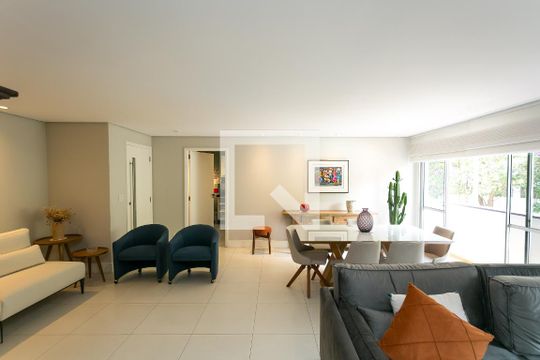 Sala de apartamento à venda com 2 quartos, 107m² em Vila Andrade, São Paulo