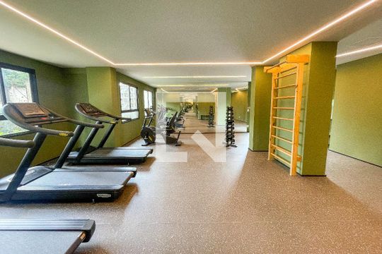 Área comum - Academia de kitnet/studio para alugar com 1 quarto, 24m² em Pinheiros, São Paulo