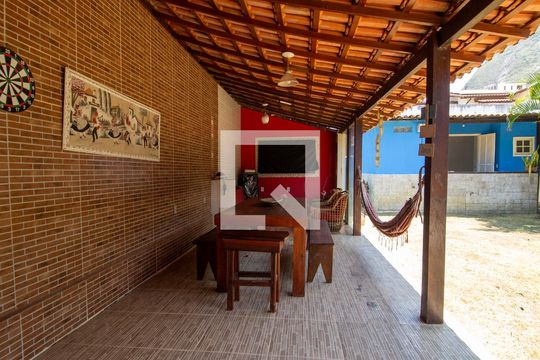 Área Gourmet de casa de condomínio para alugar com 3 quartos, 260m² em Vargem Pequena, Rio de Janeiro