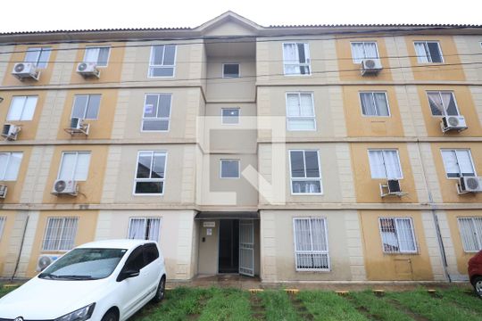 Fachada do bloco de apartamento para alugar com 2 quartos, 42m² em Igara, Canoas