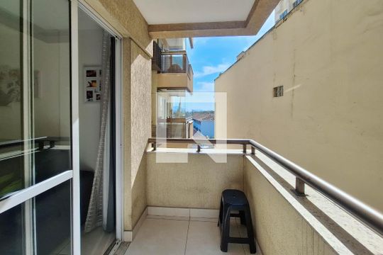 Varanda da Sala de apartamento à venda com 2 quartos, 59m² em Centro, Niterói