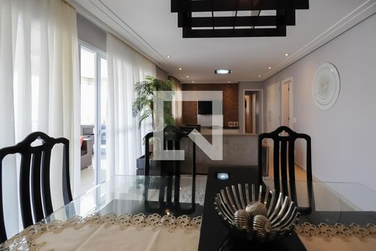 Sala de apartamento à venda com 3 quartos, 123m² em Baeta Neves, São Bernardo do Campo