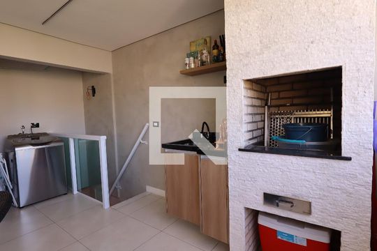 Cozinha de apartamento à venda com 1 quarto, 66m² em Panamby, São Paulo