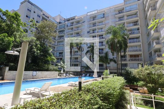 Área comum - Piscina de apartamento à venda com 1 quarto, 66m² em Panamby, São Paulo