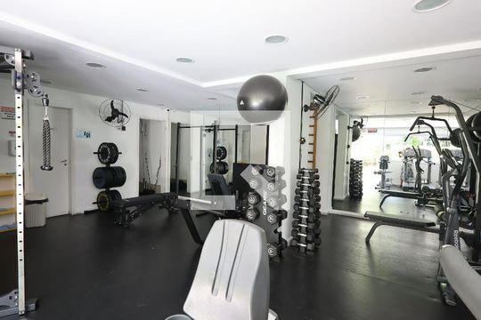 Área comum - Academia de apartamento à venda com 1 quarto, 66m² em Panamby, São Paulo