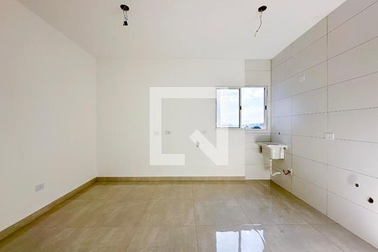 Sala/Cozinha de apartamento à venda com 1 quarto, 48m² em Vila Mangalot, São Paulo