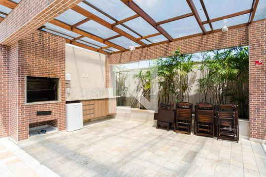 Área comum - Churrasqueira de apartamento para alugar com 3 quartos, 74m² em Campestre, Santo André