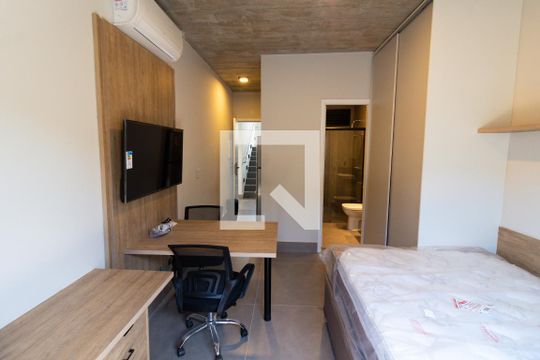 SALA/QUARTO de kitnet/studio para alugar com 1 quarto, 17m² em Cidade Universitária, Campinas
