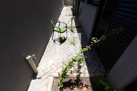 ÁREA EXTERNA FUNDOS de kitnet/studio para alugar com 1 quarto, 17m² em Cidade Universitária, Campinas