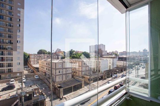 Varanda da Sala de apartamento à venda com 2 quartos, 52m² em Assunção, São Bernardo do Campo
