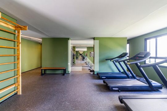 Área comum - Academia de kitnet/studio à venda com 1 quarto, 25m² em Pinheiros, São Paulo