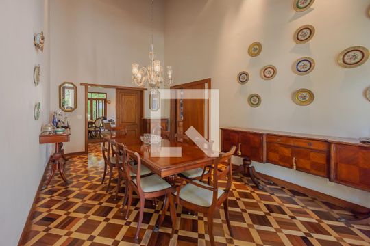 Sala de Jantar de casa à venda com 3 quartos, 600m² em Alto de Pinheiros, São Paulo