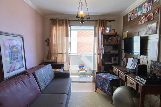Sala de apartamento à venda com 3 quartos, 75m² em Chácara Inglesa, São Paulo