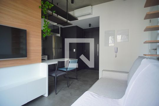 Sala de apartamento para alugar com 1 quarto, 45m² em Boa Vista, Porto Alegre