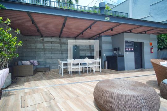 Área Comum - Espaço Gourmet de apartamento para alugar com 1 quarto, 45m² em Boa Vista, Porto Alegre