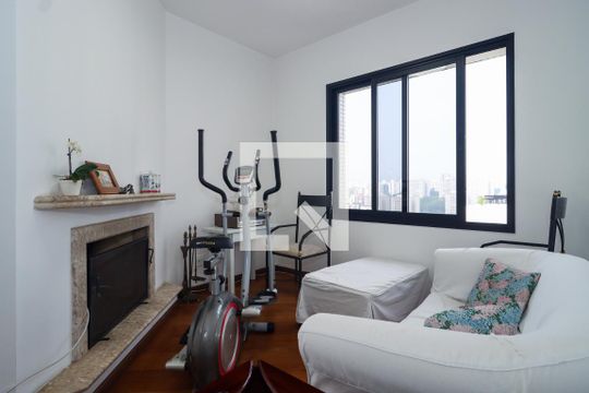 Sala de apartamento para alugar com 5 quartos, 876m² em Vila Andrade, São Paulo