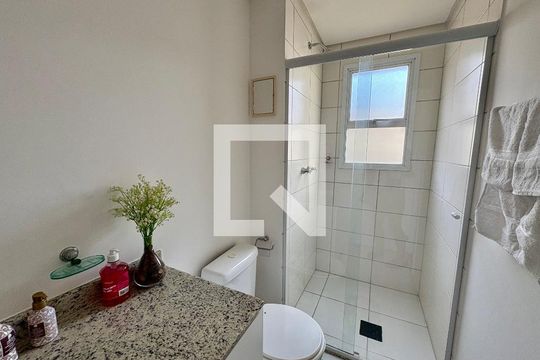 Banheiro da Suíte 2 de apartamento à venda com 4 quartos, 119m² em Jardim Ermida I, Jundiaí