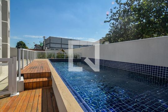 Área comum - Piscina de apartamento para alugar com 2 quartos, 58m² em Utinga, Santo André