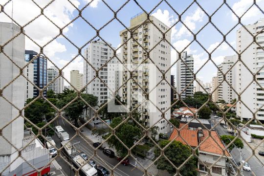 Vista da Varanda da Suíte de apartamento para alugar com 3 quartos, 127m² em Liberdade, São Paulo