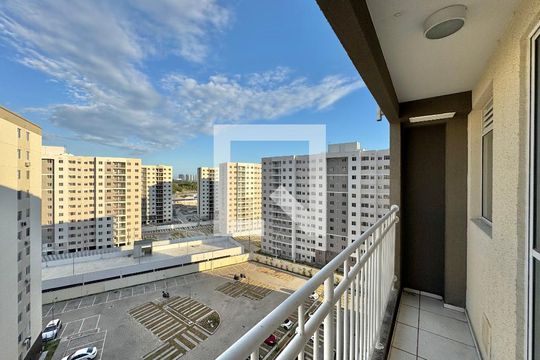 Varanda de apartamento para alugar com 3 quartos, 57m² em Vargem Grande, Rio de Janeiro