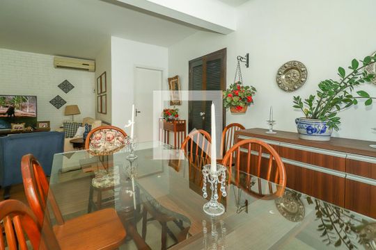 Sala de Jantar de casa à venda com 3 quartos, 180m² em Três Figueiras, Porto Alegre