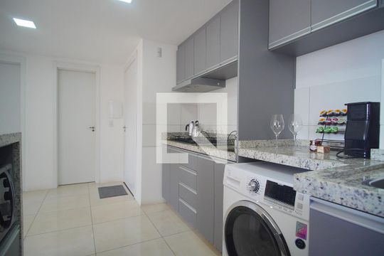 Cozinha de apartamento à venda com 2 quartos, 58m² em Primavera, Novo Hamburgo