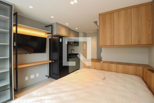 Studio de kitnet/studio para alugar com 1 quarto, 25m² em Cerqueira César, São Paulo