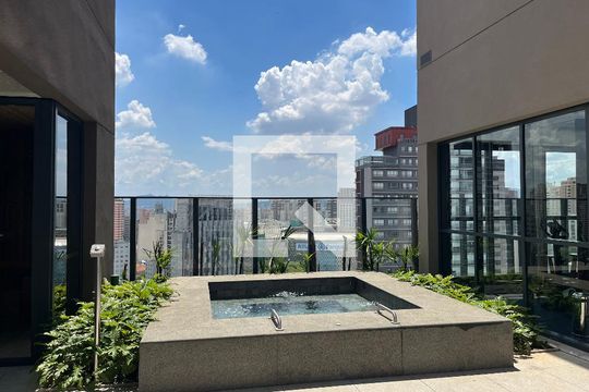 Área comum de apartamento para alugar com 1 quarto, 45m² em Perdizes, São Paulo