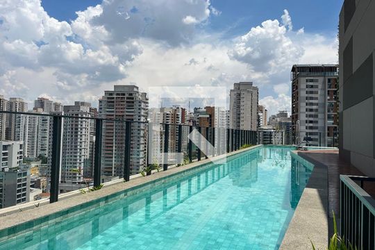 Área comum - Piscina de apartamento para alugar com 1 quarto, 45m² em Perdizes, São Paulo
