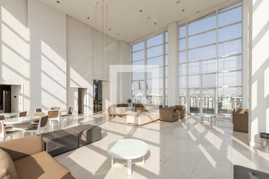Área comum de kitnet/studio à venda com 1 quarto, 33m² em Brooklin, São Paulo