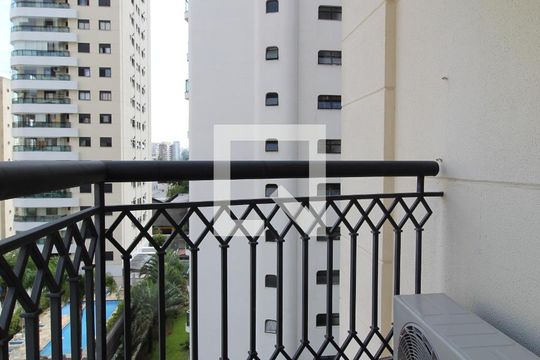 Varanda da Suíte de apartamento para alugar com 3 quartos, 101m² em Moema, São Paulo