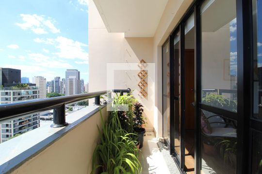 Varanda da Sala de apartamento à venda com 3 quartos, 91m² em Vila Olímpia, São Paulo