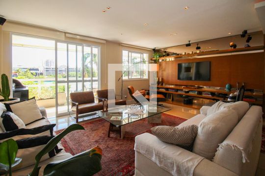 Sala de apartamento à venda com 3 quartos, 129m² em Barra da Tijuca, Rio de Janeiro