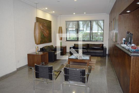 Hall de entrada de apartamento para alugar com 1 quarto, 52m² em Jardim Paulista, São Paulo